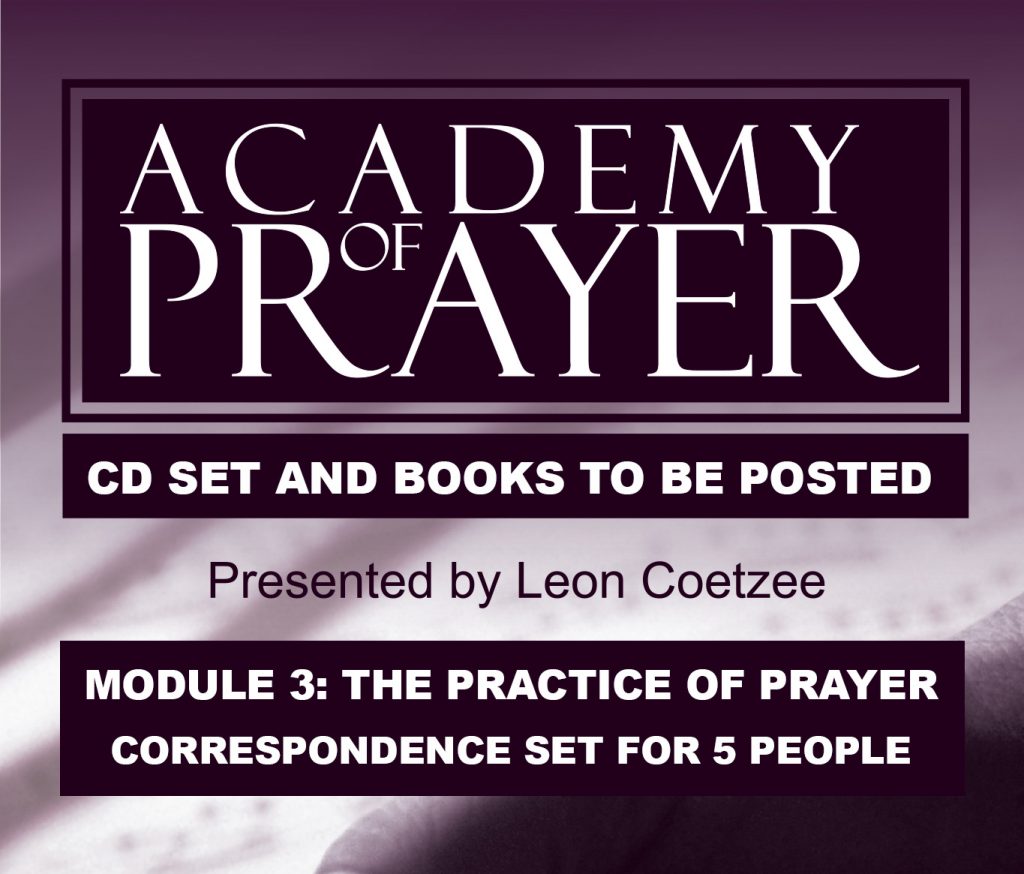 Academy of Prayer Module 1 (Lesson 111) Correspondence set download